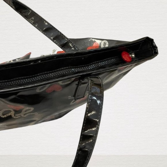 Agnes B. Limited edition, AB glitter heart tote bag. - Picture 3 of 16